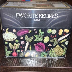 Recipe Cards and Box